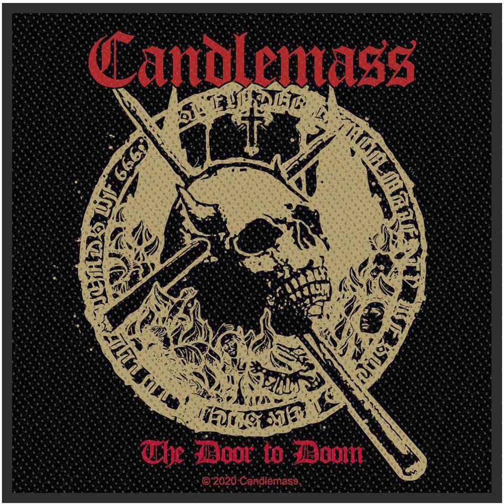 Candlemass - The Door To Doom Patch - Zwart
